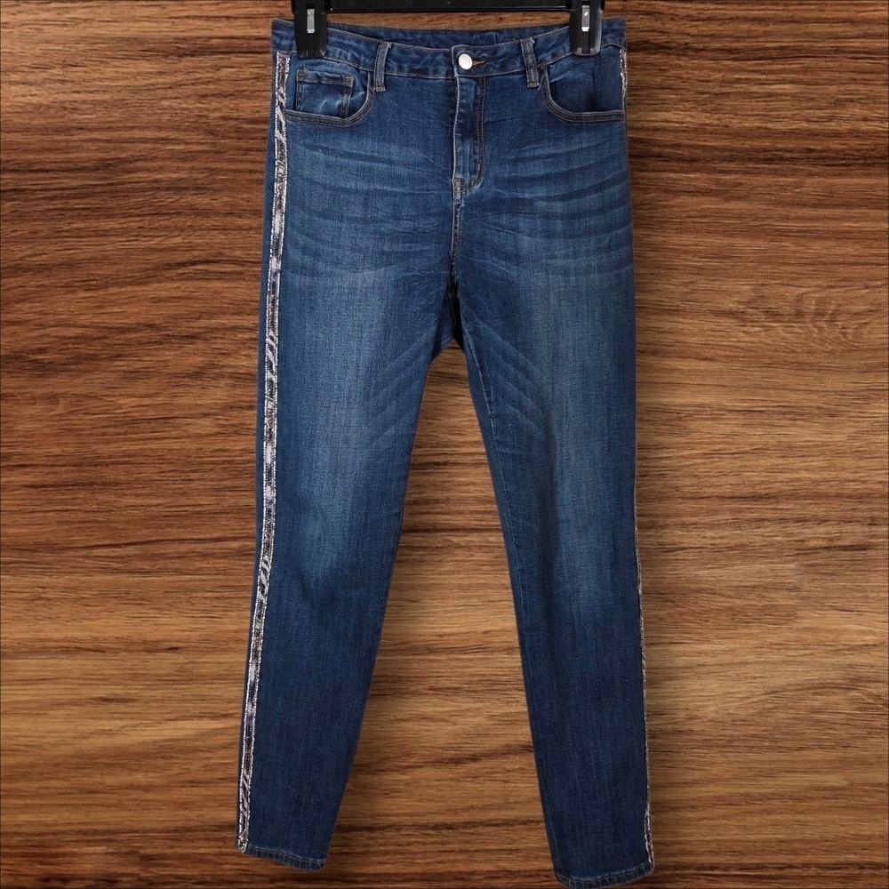 Frank Lyman Design Blue Denim Jeans Size L